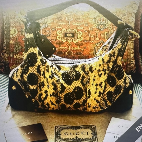 Gucci Real Python Bag Brand New MSRP - $3550 - Picture 1 of 16
